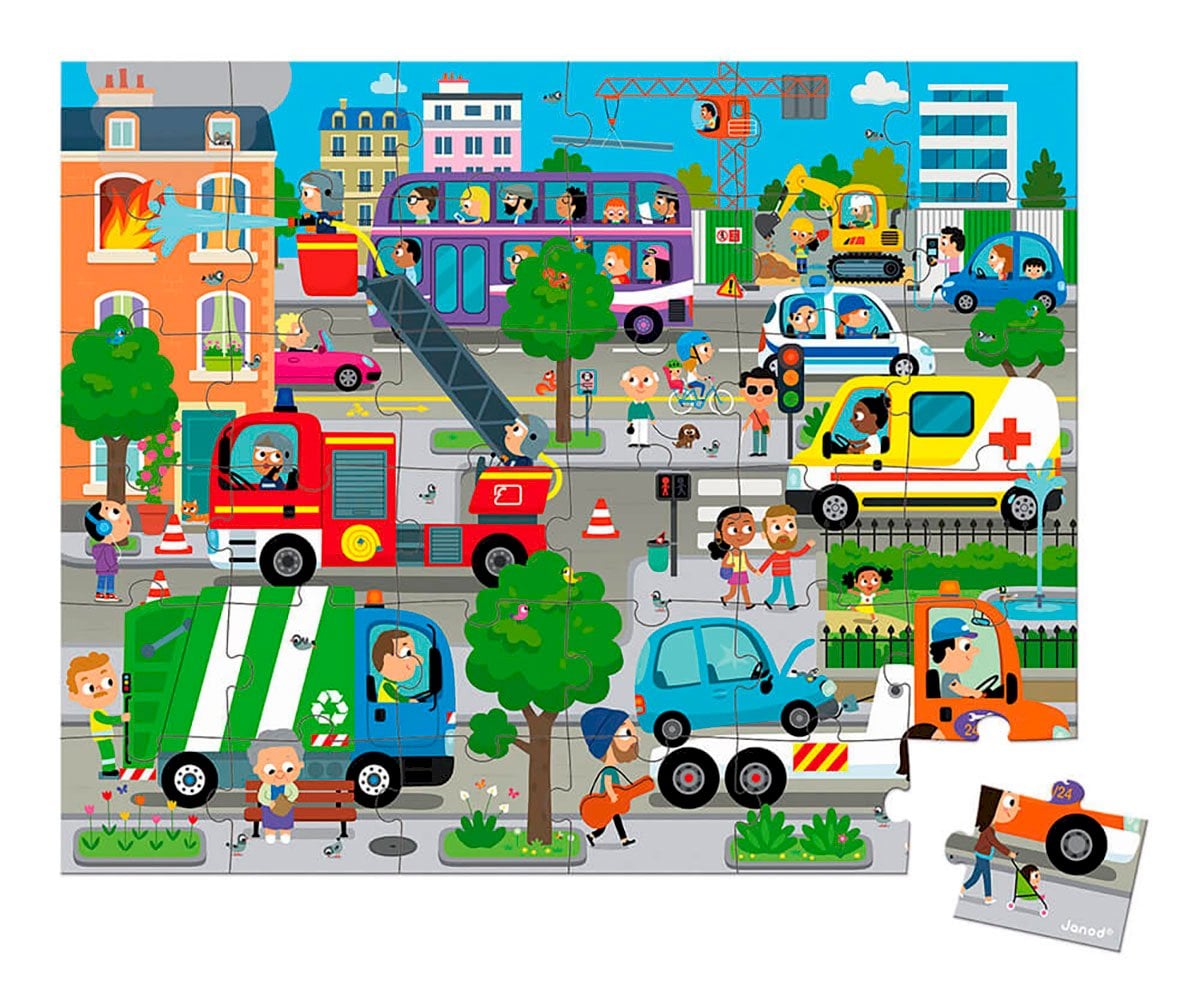 Puzzle de ville de 36 pièces