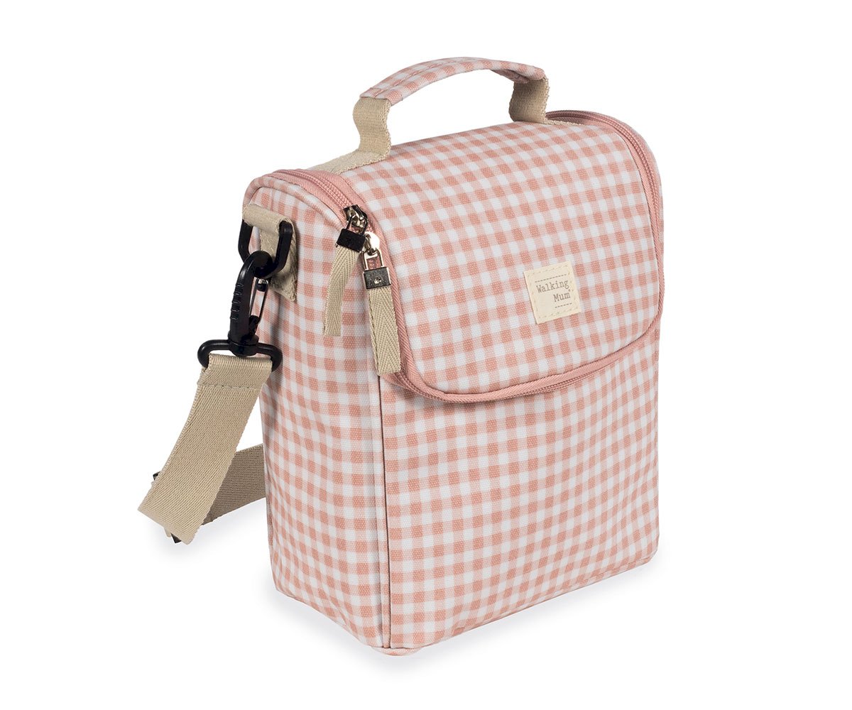 Bolsa Térmica Biberões I Love Vichy Rosa