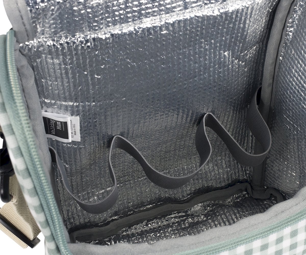 Bolsa Térmica para Biberones I Love Vichy Verde