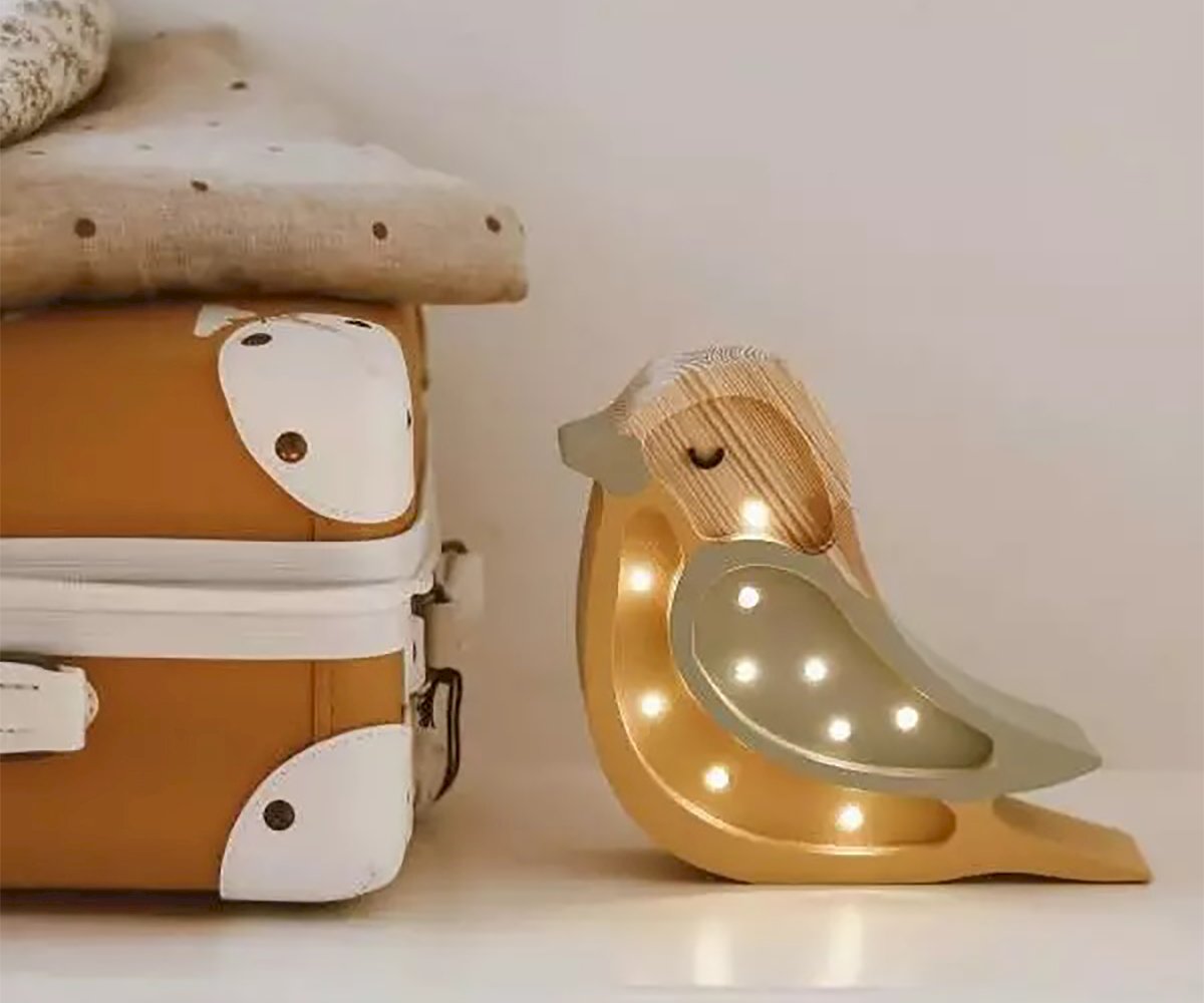 Lampada Mini Bird Khaki Mustard