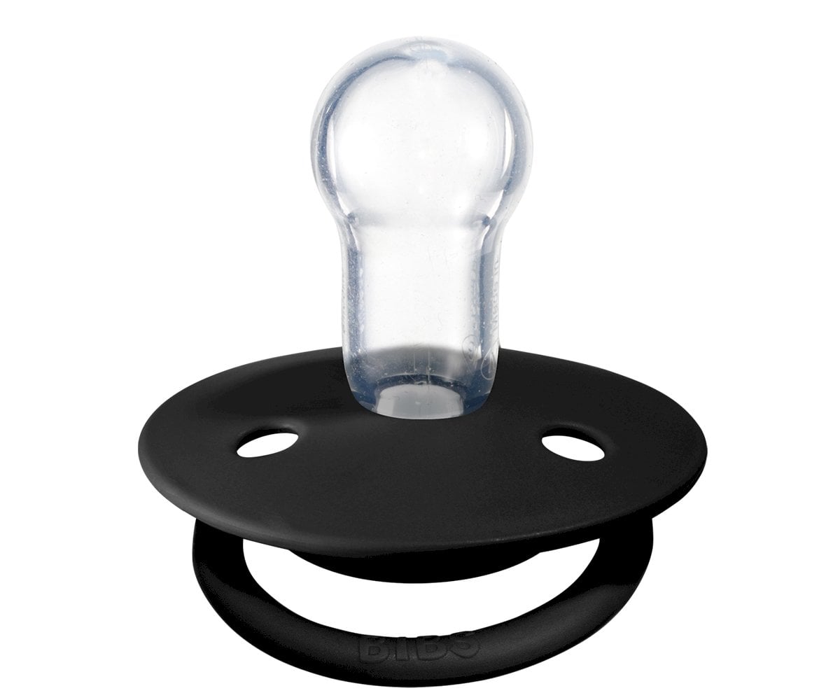 2 Chupetas Silicone BIBS De Lux Cloud/Black