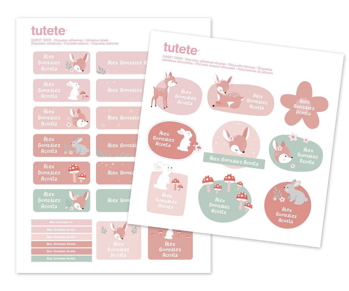 29 Adesivos Objetos Sweet Deer
