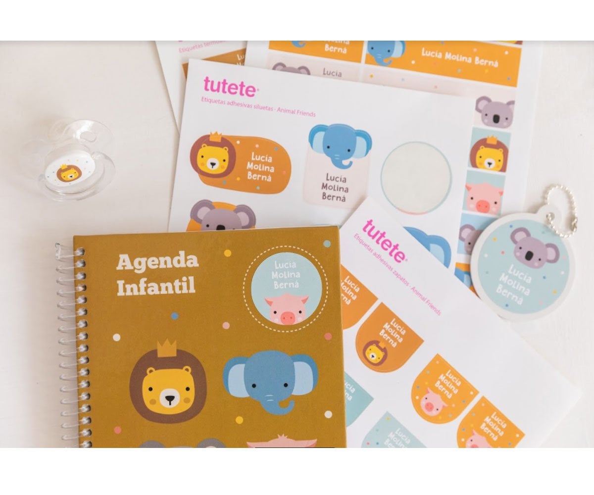 12 Autocolantes Sapatos Animal Friends