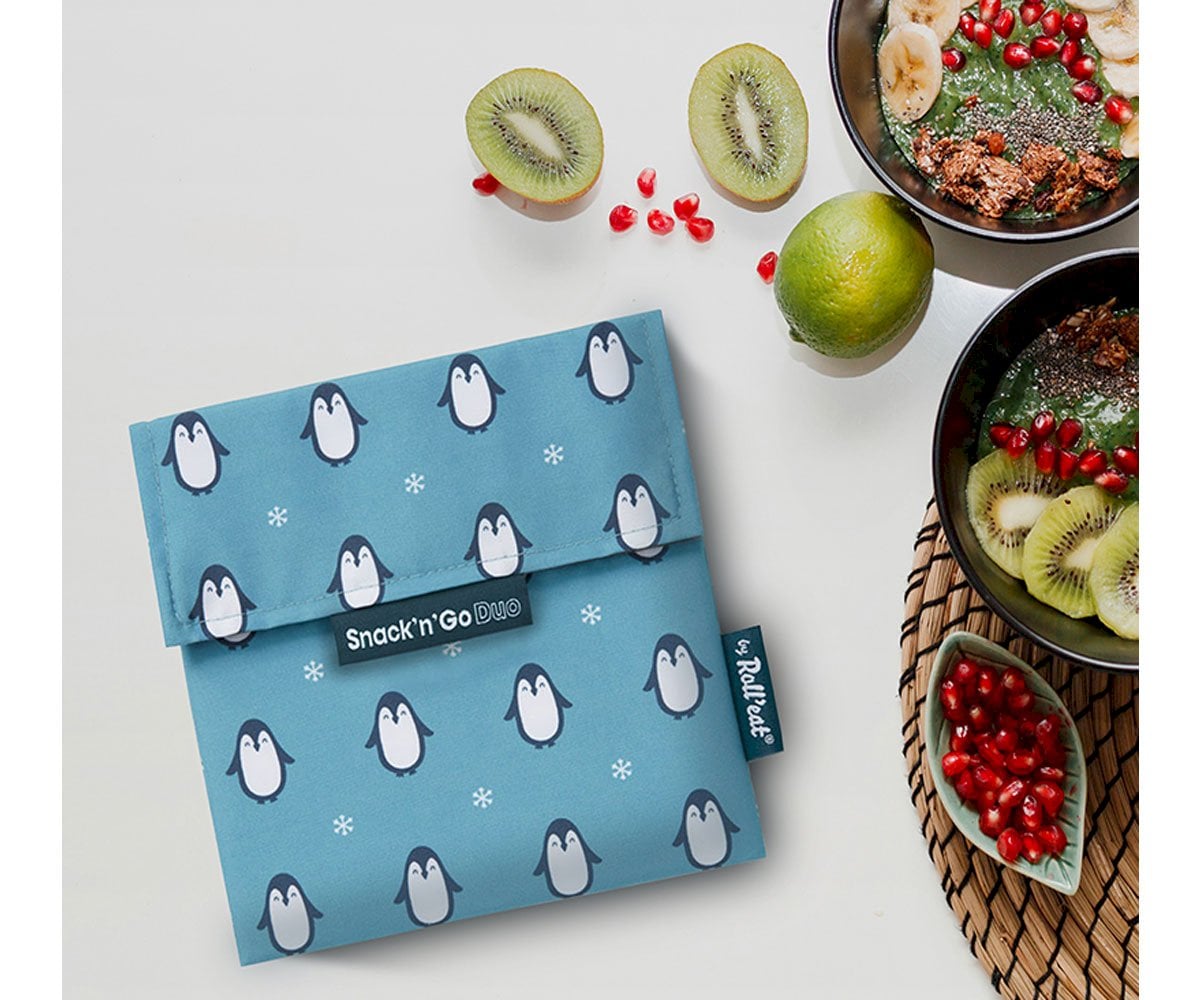 Porte Aliments Snack n\'Go Pingouins