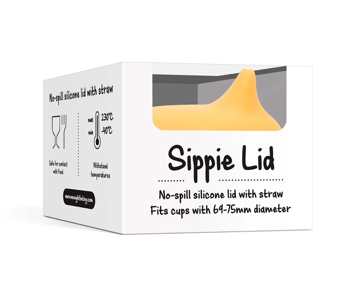 Tampa Sippie Silicone para copo Yellow