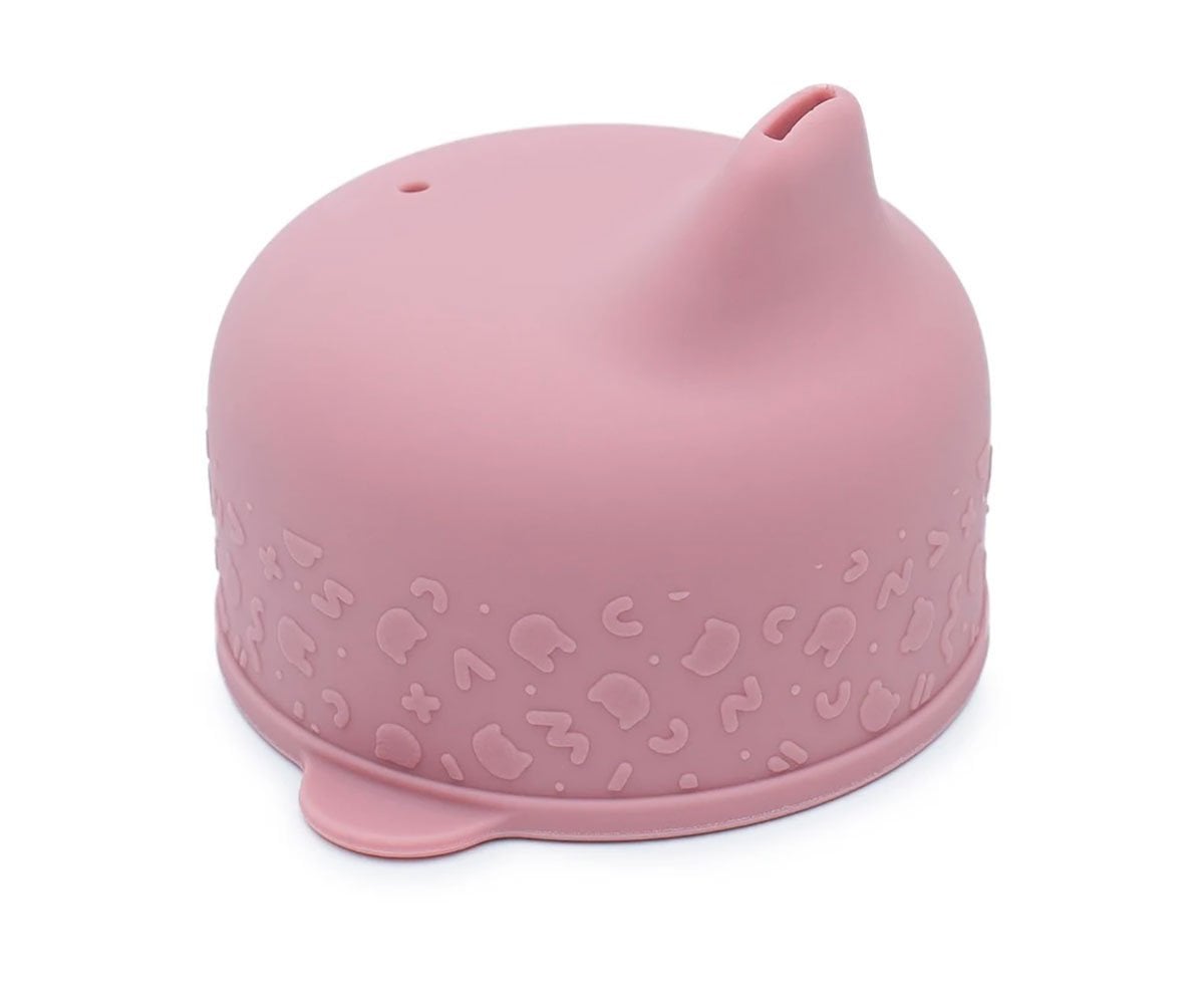 Tampa Sippie Silicone para copo  Rosa Pastel
