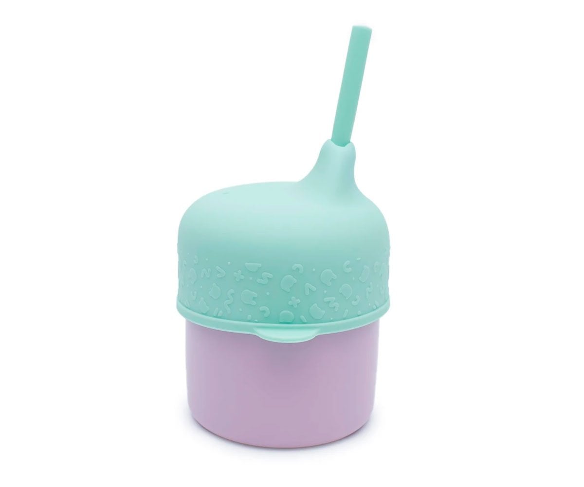 Tapa Sippie para Vaso Silicona Menta