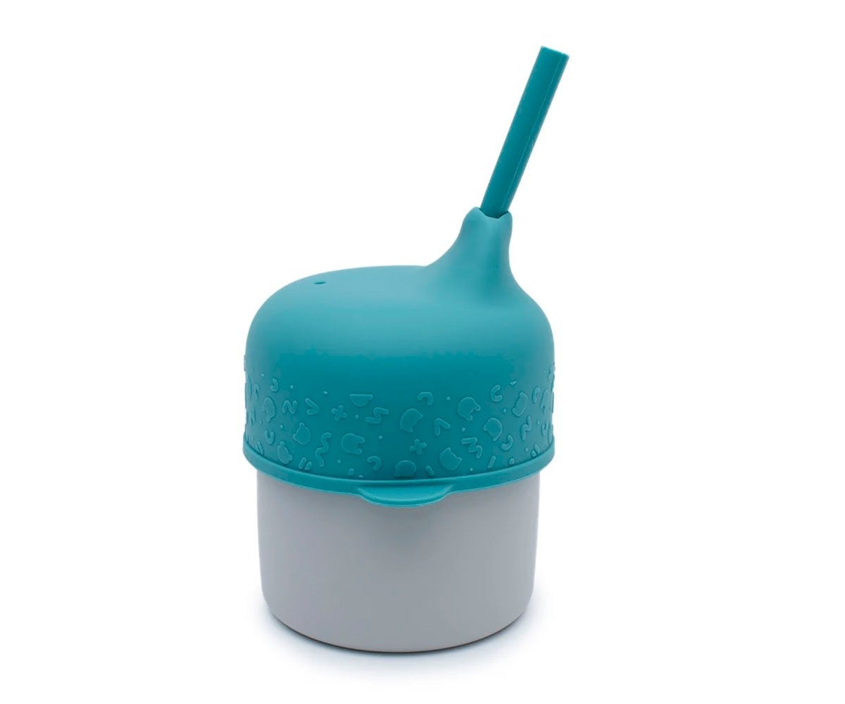 Tampa Sippie Silicone para copo Azul Dusk