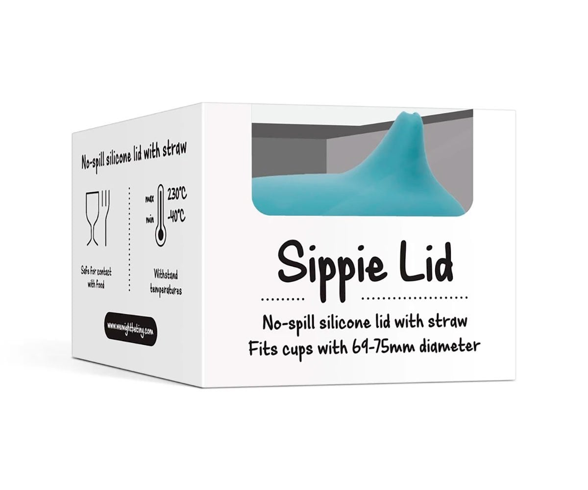 Tampa Sippie Silicone para copo Azul Dusk
