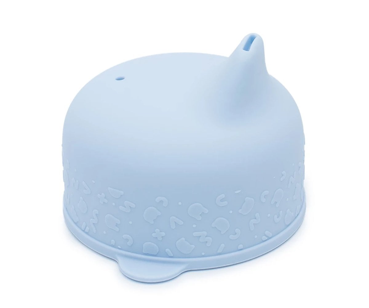 Tampa Sippie Silicone para copo  Azul Pastel