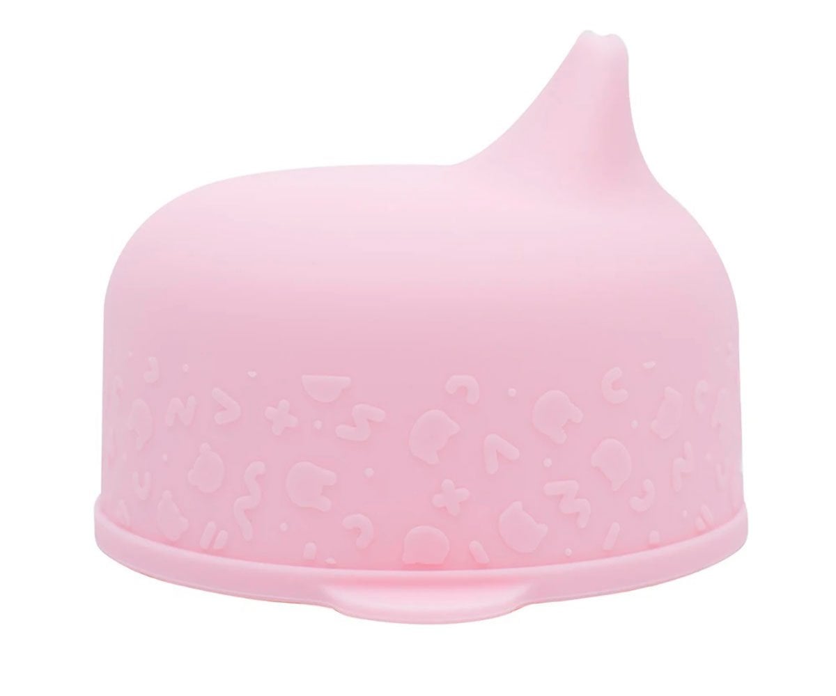 Tampa Sippie Silicone para copo  Rosa Claro