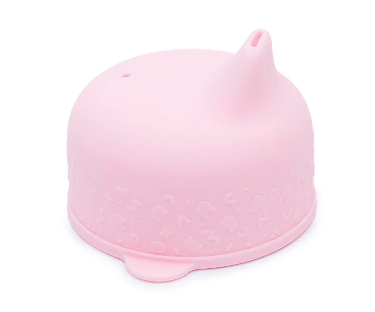 Tampa Sippie Silicone para copo  Rosa Claro