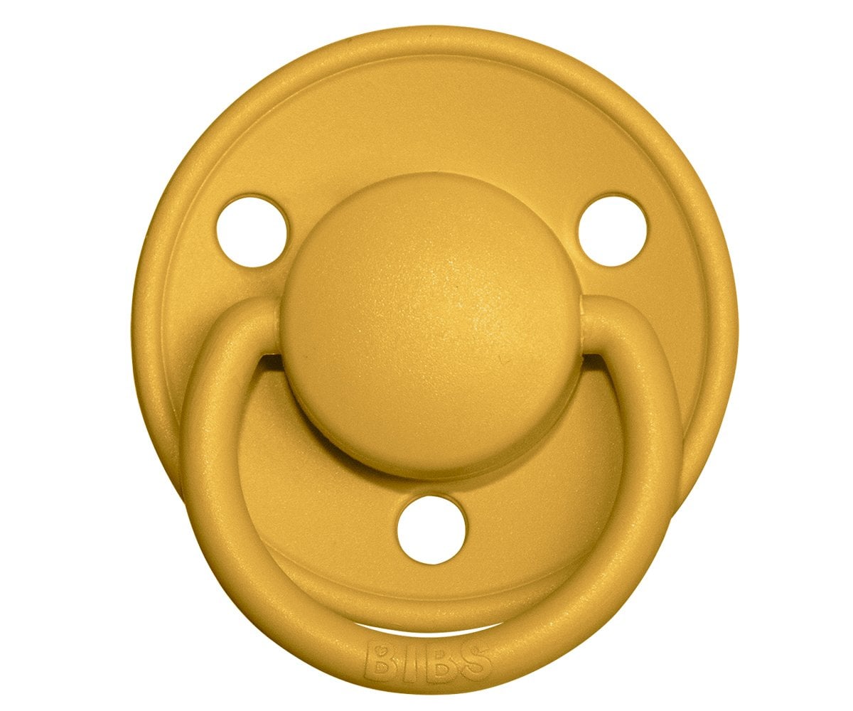 2 Succhietti BIBS De Lux Mustard/Petrol Silicone