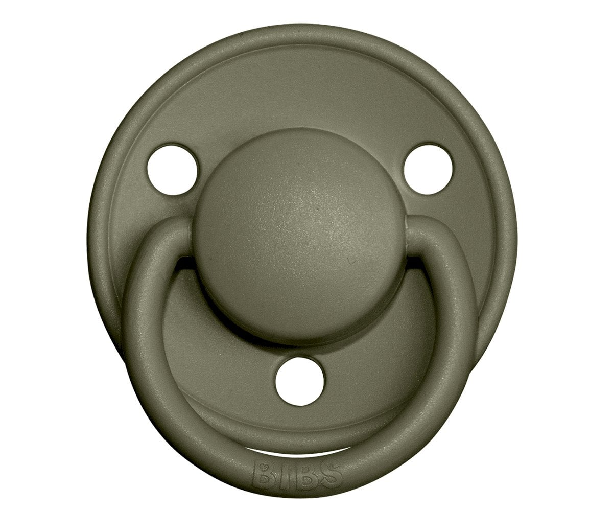 2 Chupetes BIBS De Lux Sage/Hunter Green Silicona