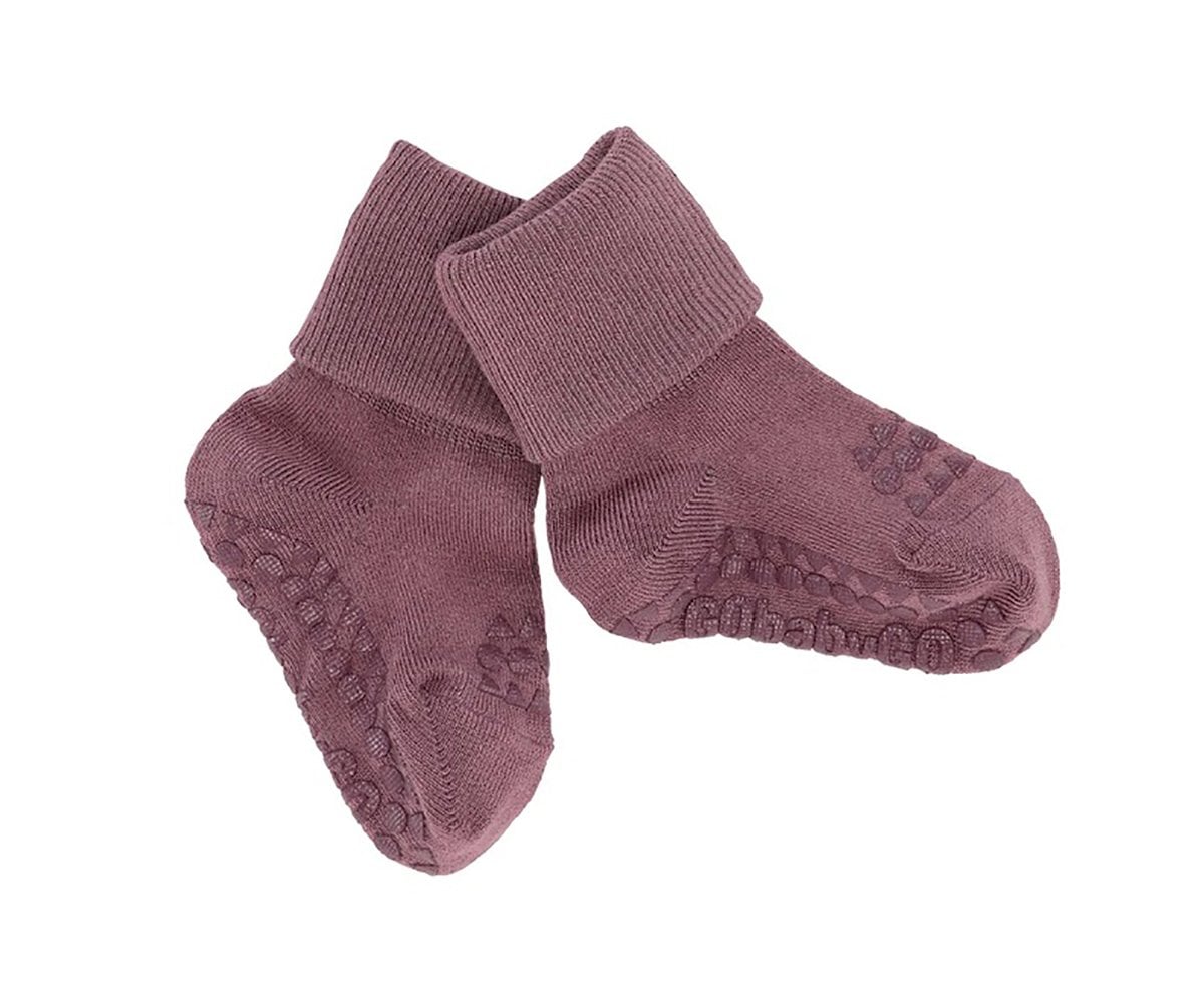 Meias antiderrapante Bambú Misty Plum