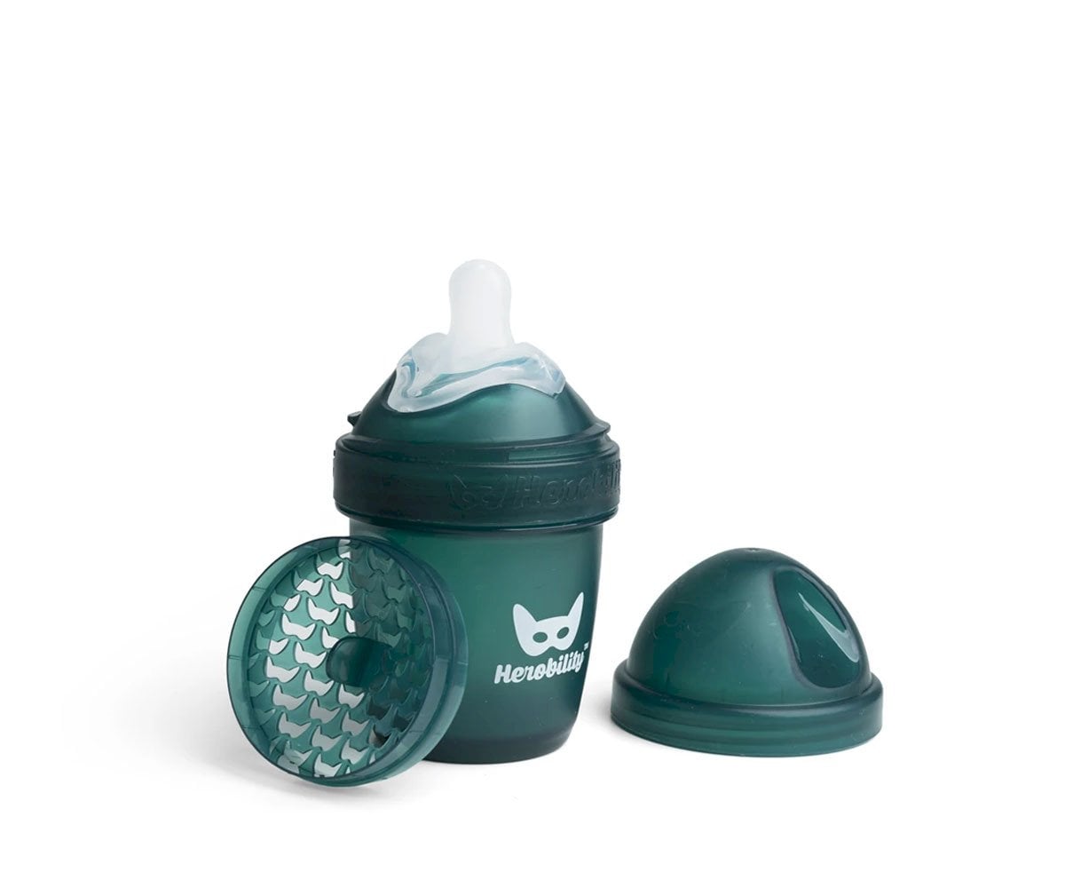 Biberon anti-coliques Herobility Vert foncé 140 ml