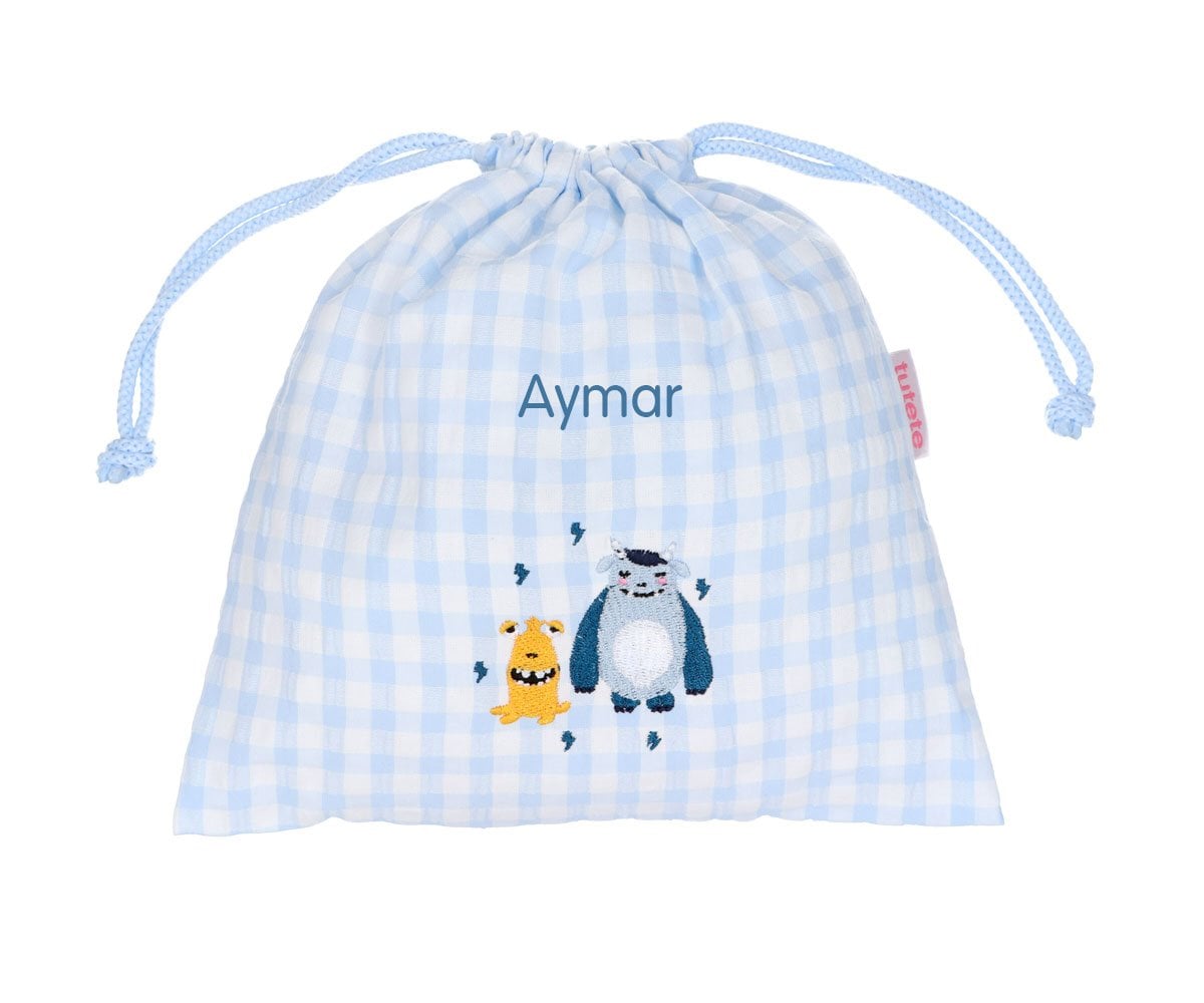 Bolsa Merenda Little Monster Personalizada
