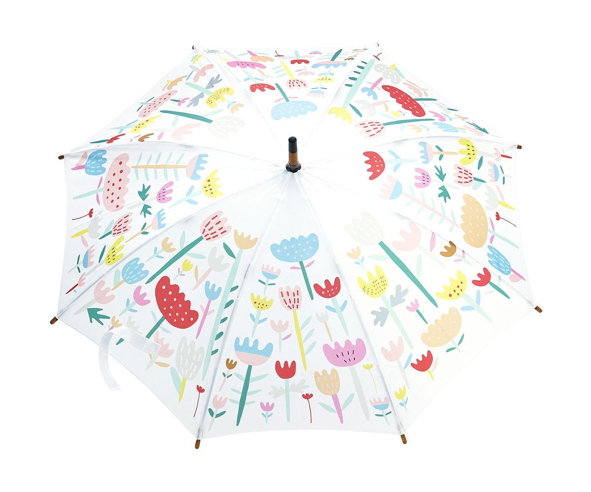 Parapluie Suzy Ultman à fleurs vertes