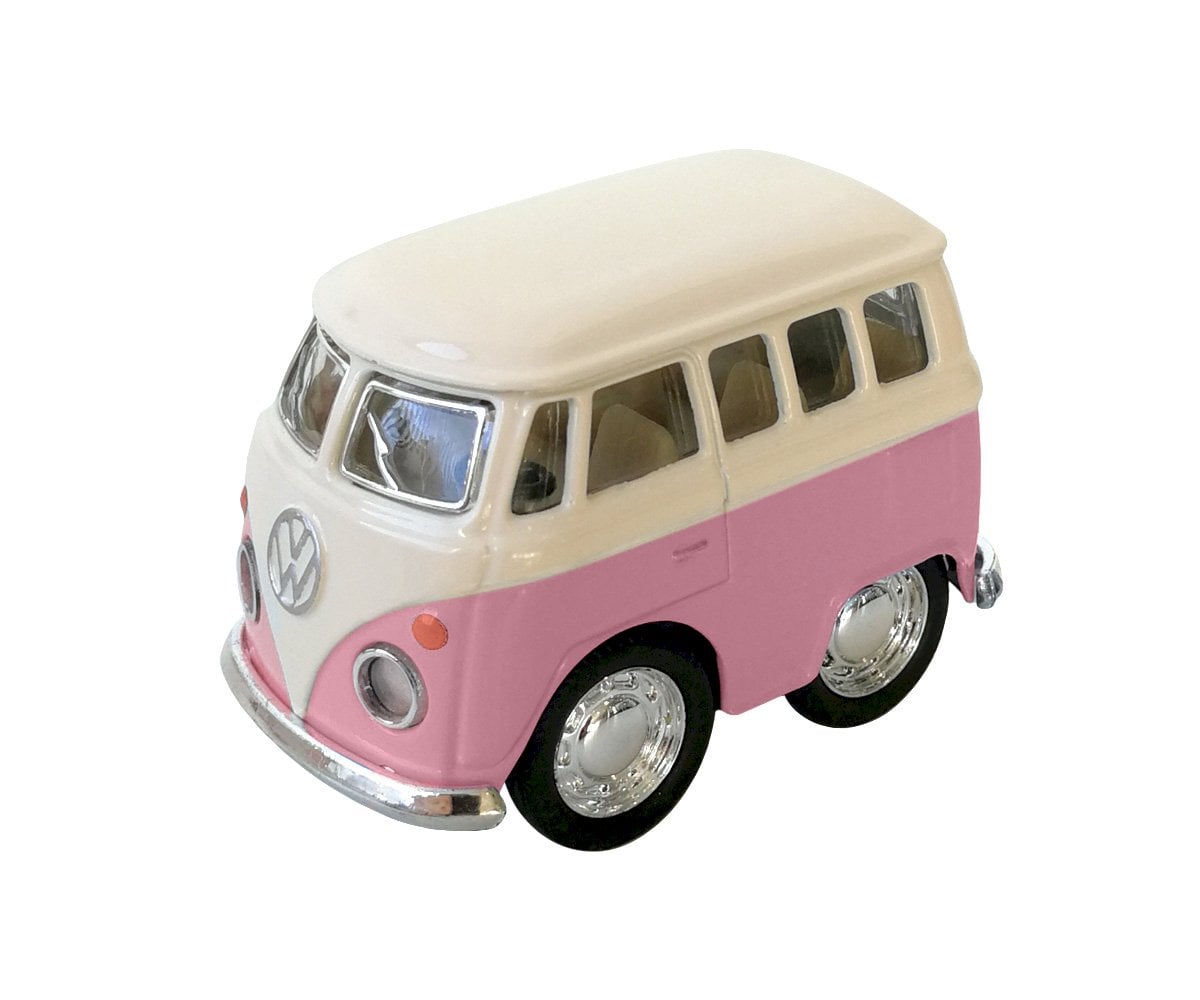Mini Furgoneta Volkswagen Juguete Rosa