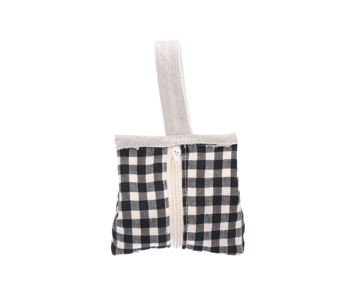 Porta-chupetas Vichy Black
