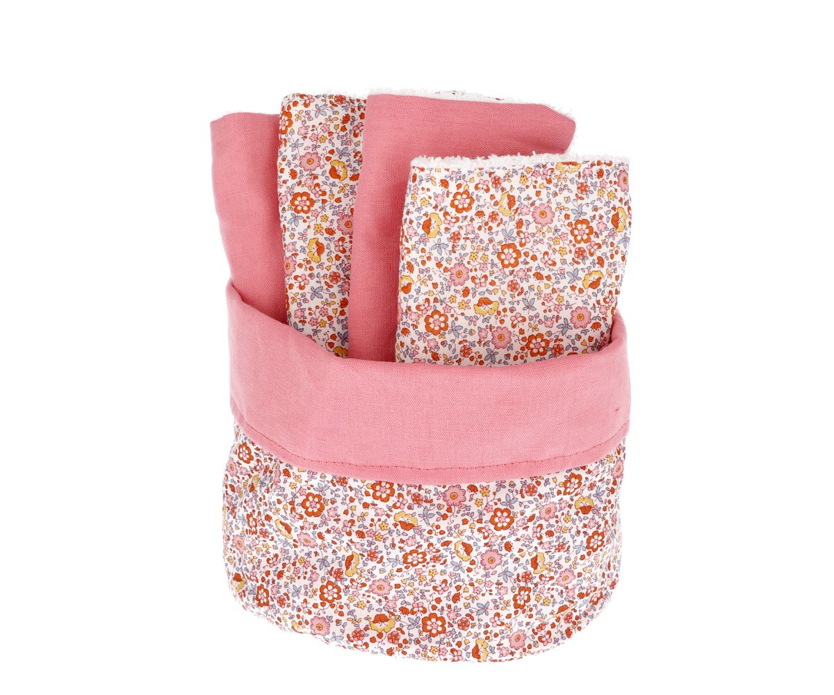Cesta Personalizzabile + 4 Salviettine Millefiori
