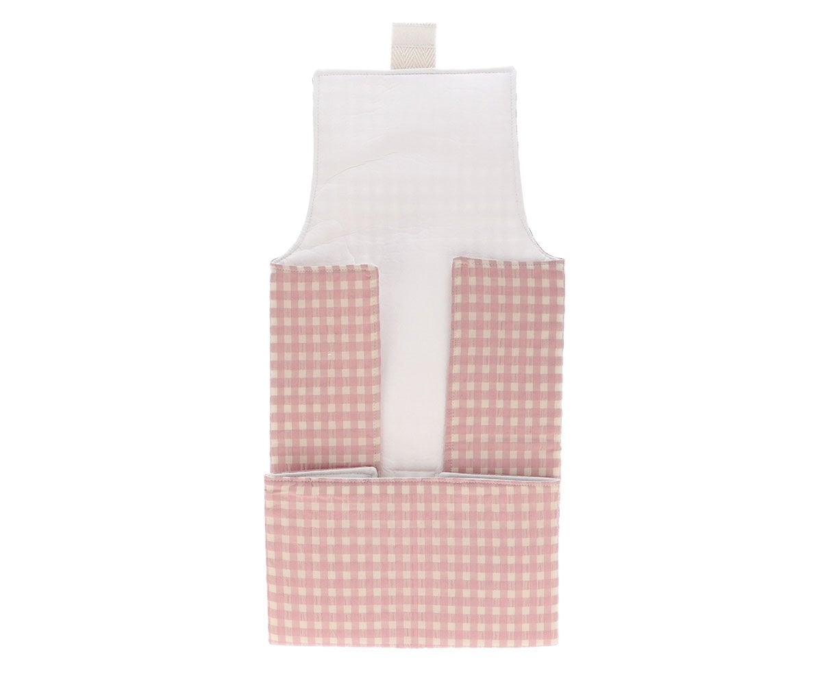 Matelas à Langer Pliable Vichy Rose