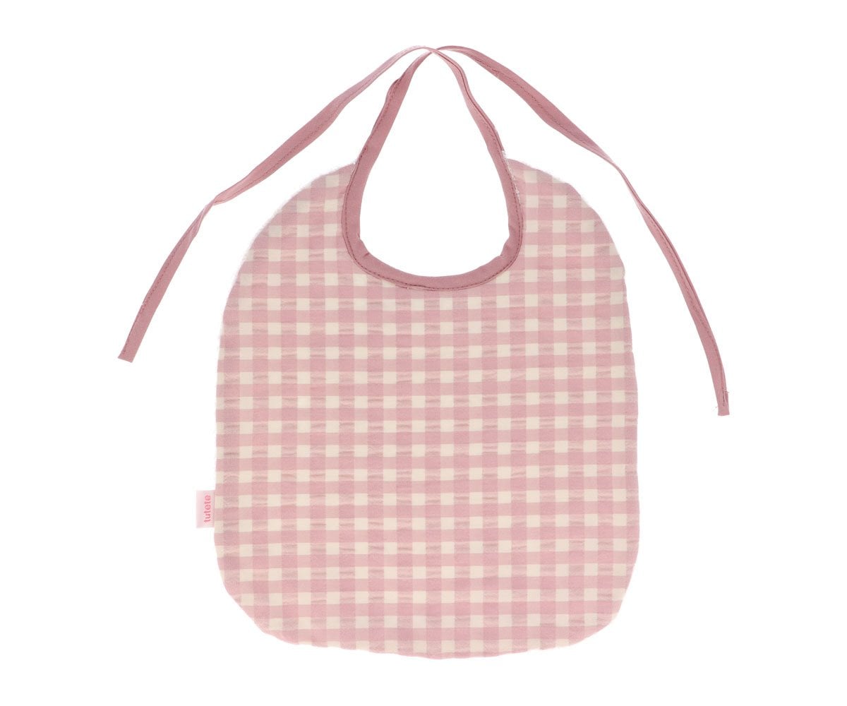 Bavaglio Vichy Rosa Personalizzabile