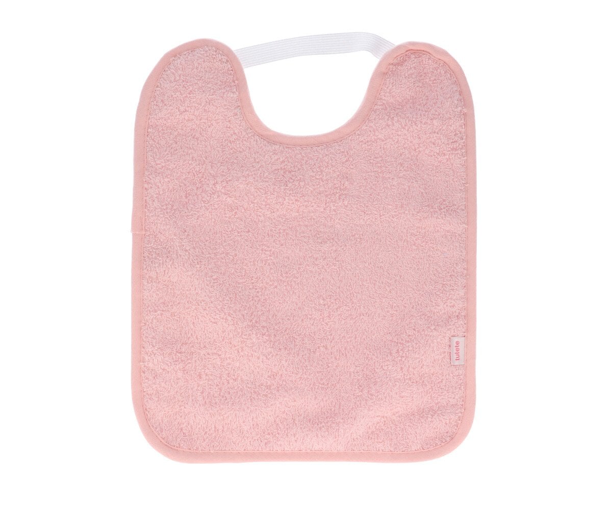 Bavaglio Spugna Plastificato con Elastico Rosa Chiaro