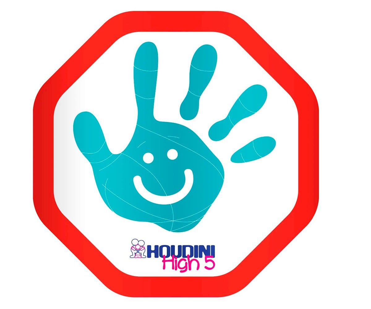 Adesivo de segurança infantil Houdini High 5