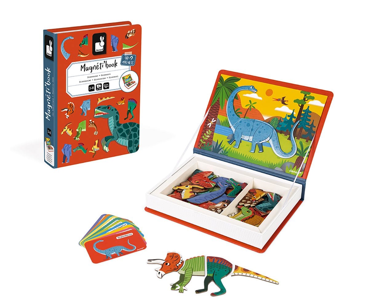 Dinossauros Magnet Book
