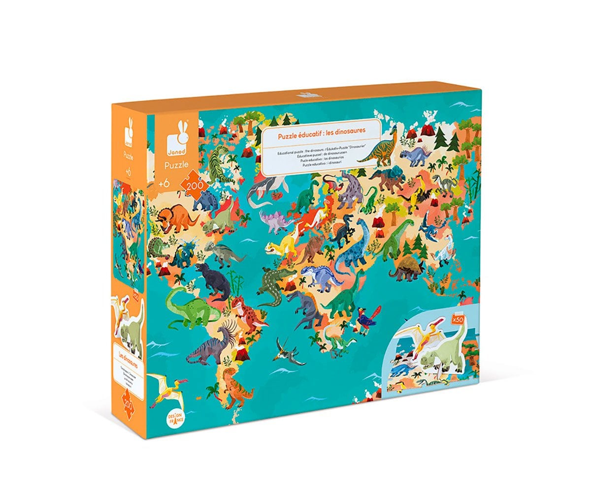 Puzzle Educativo I Dinosauri 200pz