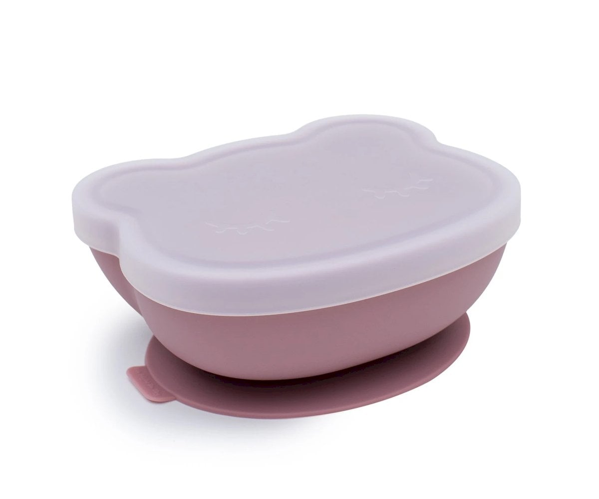Taça com Ventosa e Tampa Urso Susty Rose