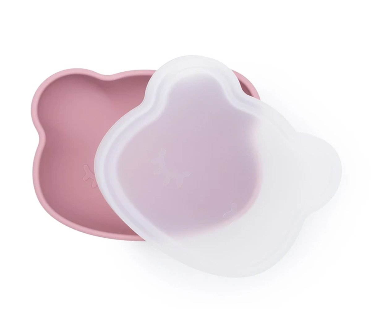 Taça com Ventosa e Tampa Urso Susty Rose