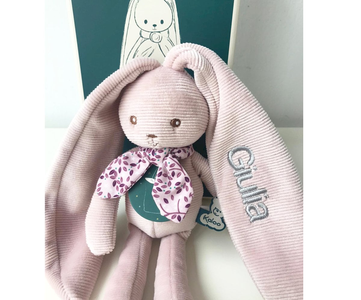 Personalisable Doll Rabbit Pink Small