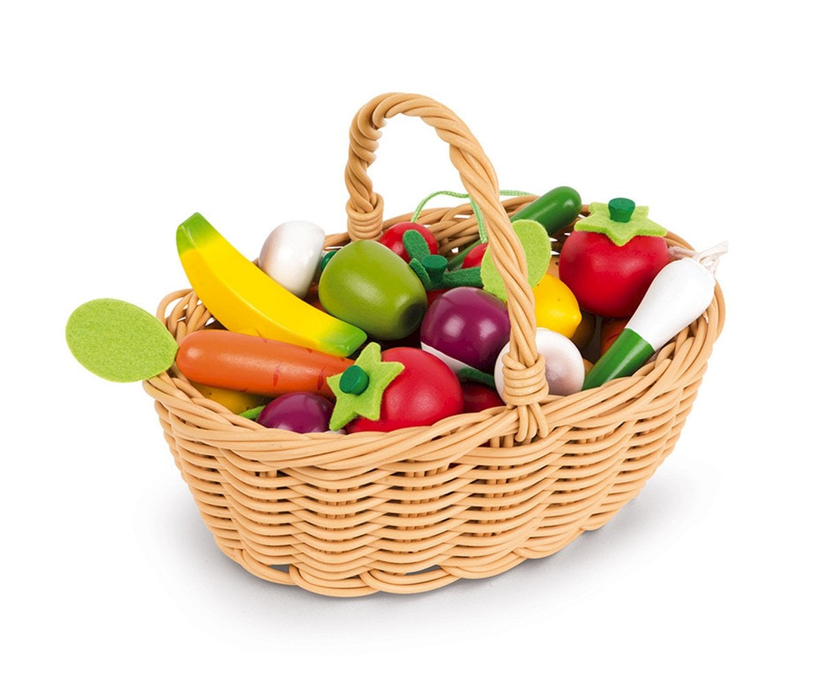 Paniere con 24 Frutti e Vegetali