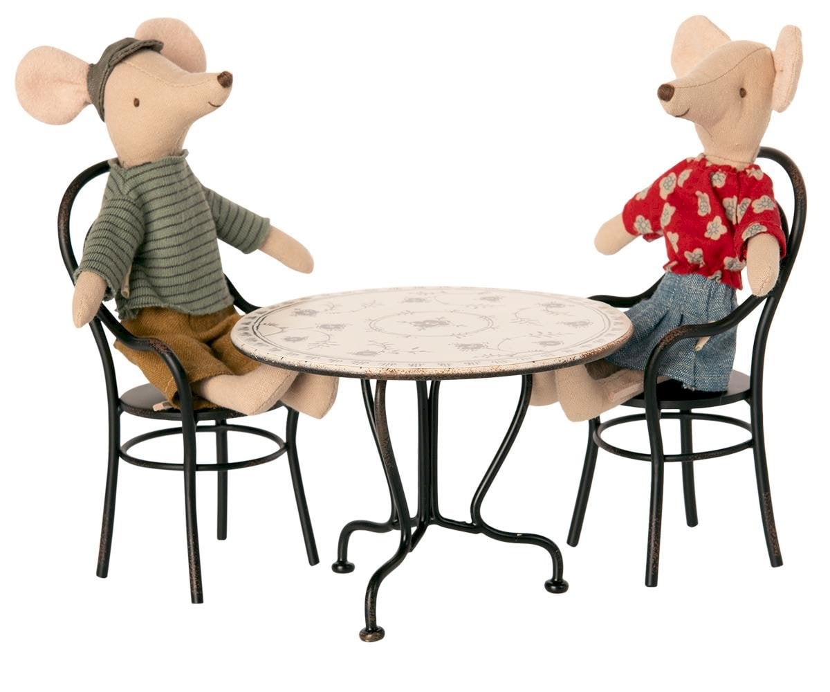 Set Tavolo e 2 Sedie Miniatura Maileg
