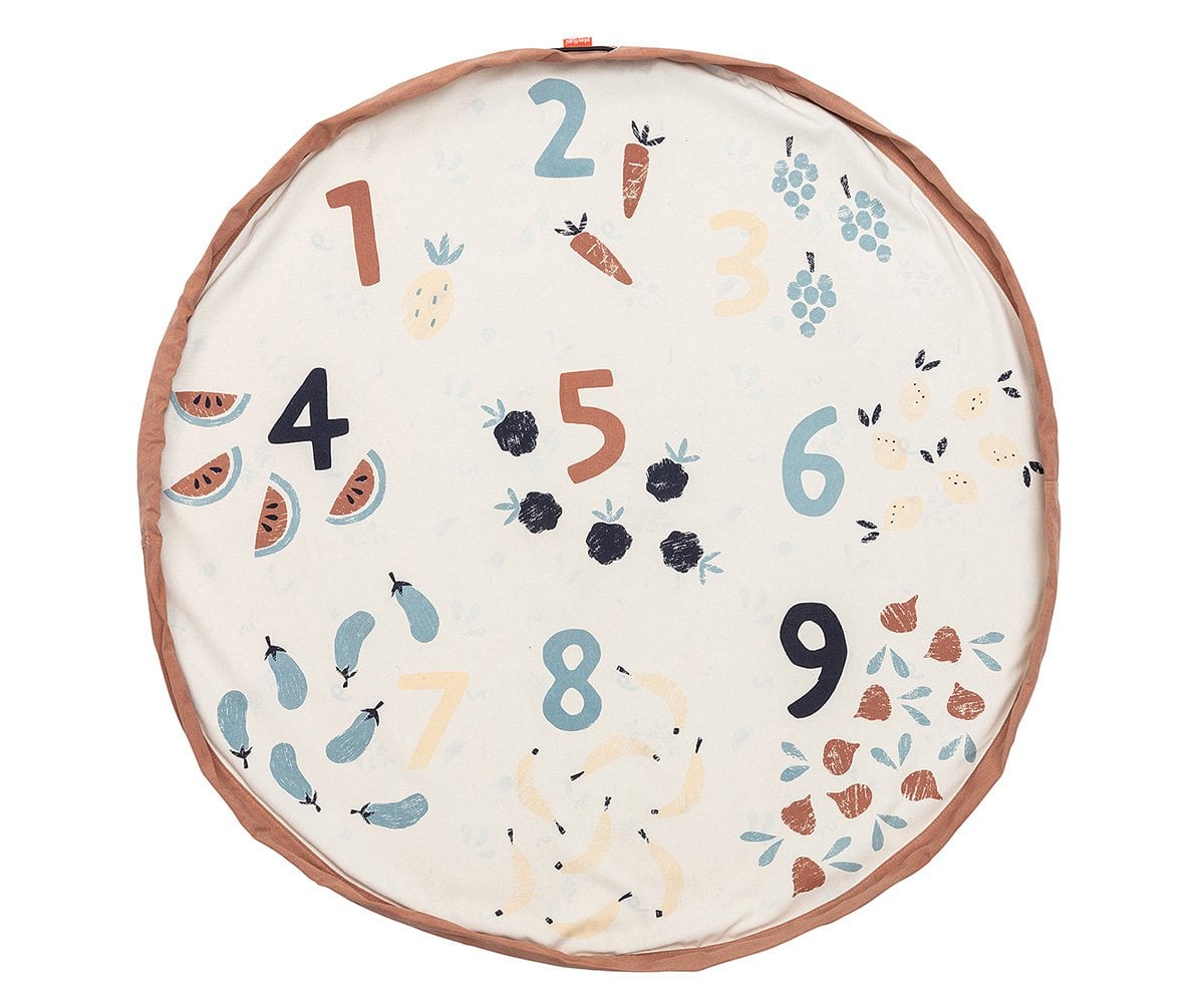 Saco Reversible Play & Go Noomad Números Veggie