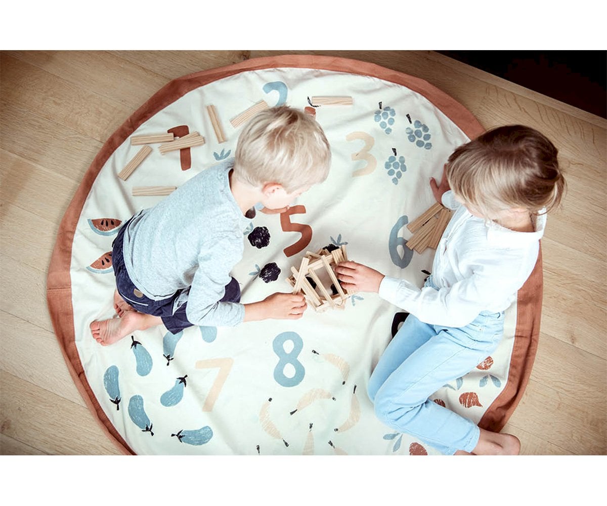 Saco Reversible Play & Go Noomad Números Veggie