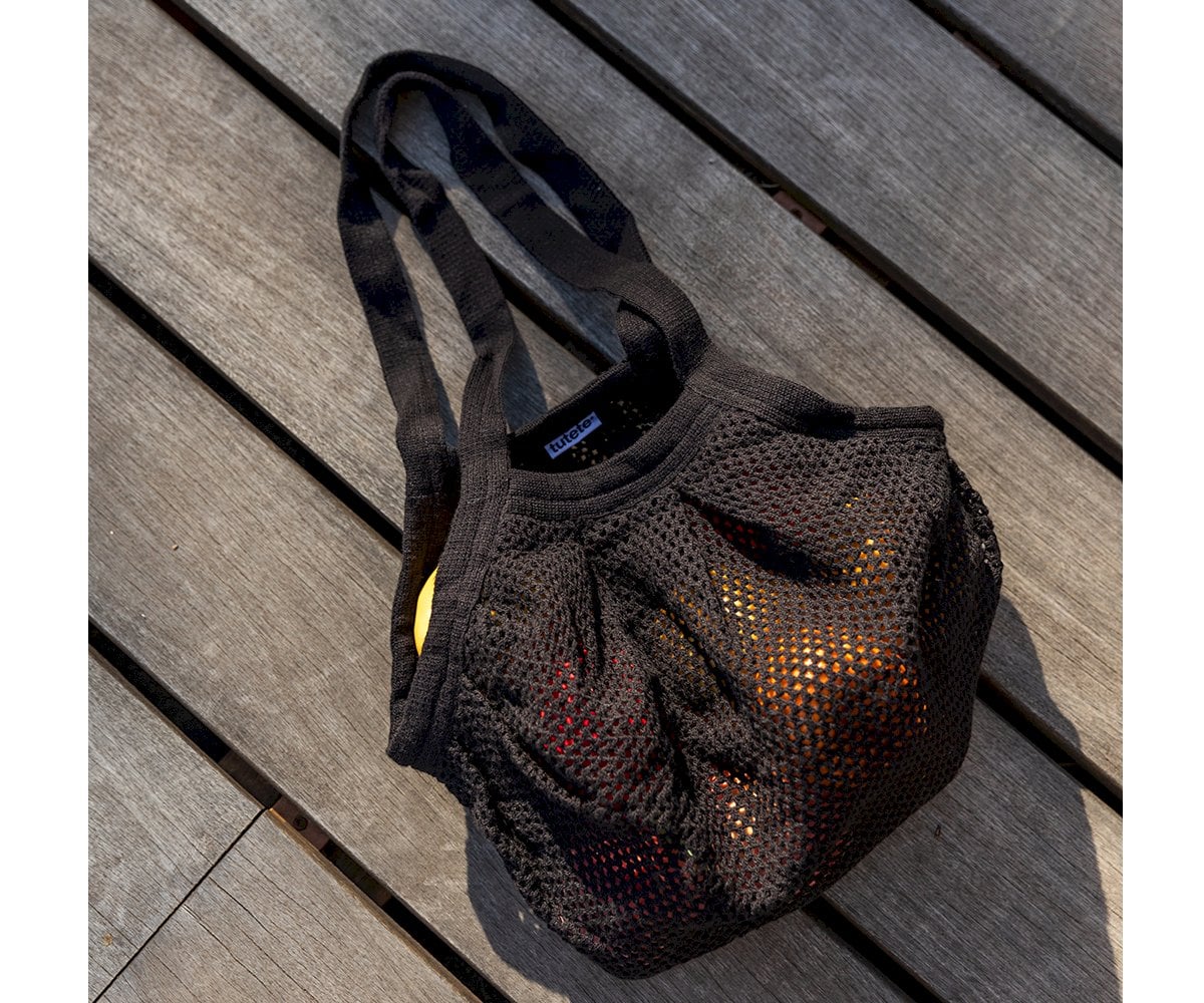 Bolsa de Malha Negro Orgânica