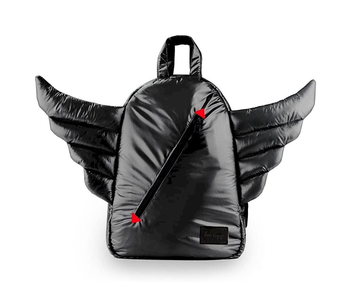 Mini Mochila Wings Negra