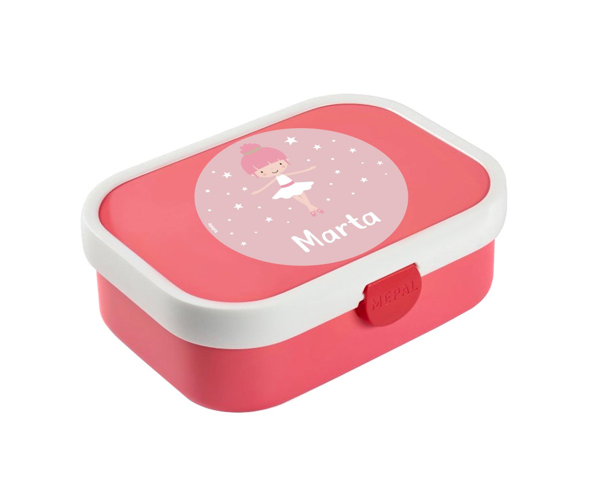 Pack de Almuerzo Campus Rosa Bailarina Personalizado