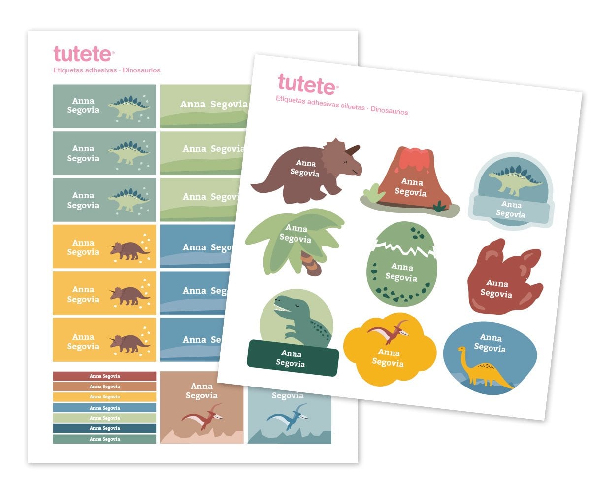 Pack Combi Dinosauri Termoadesive+Adesive