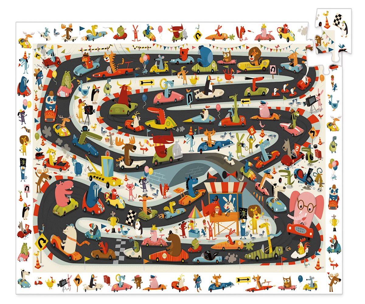 Puzzle Observation Rally Voiture