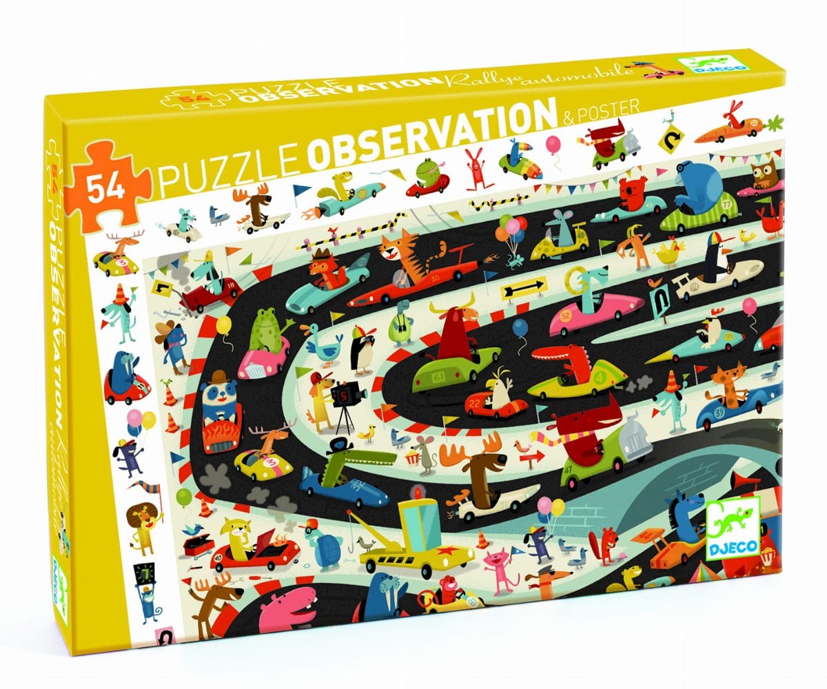 Puzzle Observation Rally Voiture