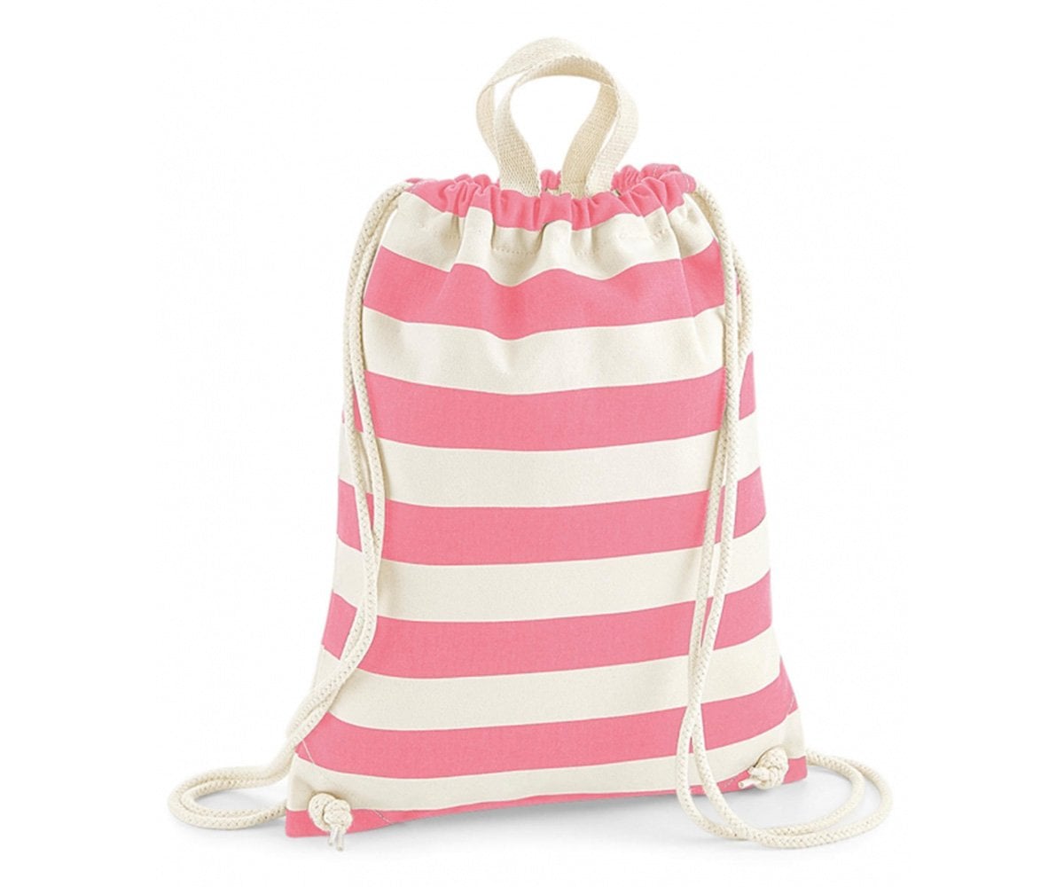 Sacca-Zaino Natural-Pink Personalizzabile
