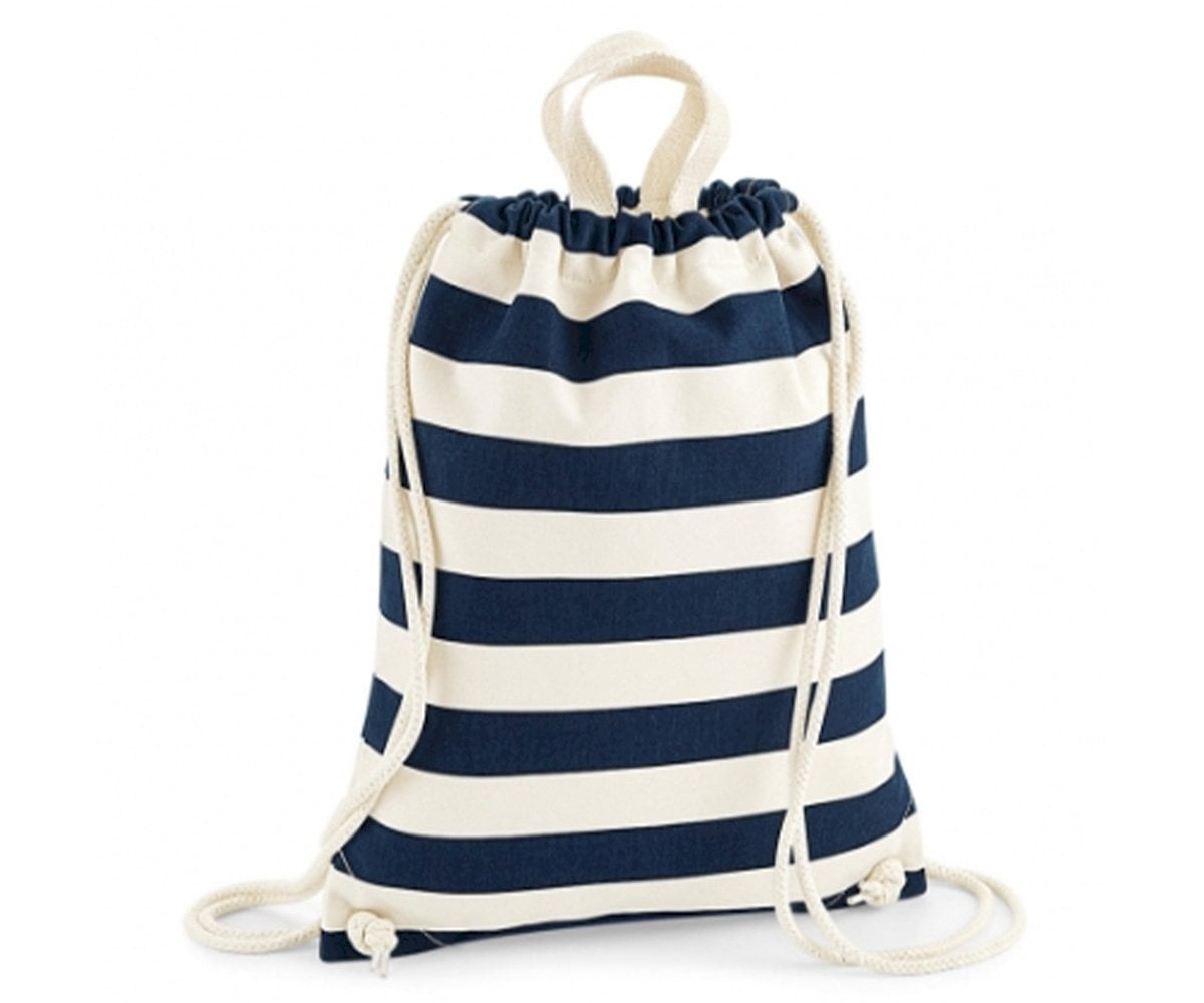 Sacca-Zaino Natural-Navy Personalizzabile