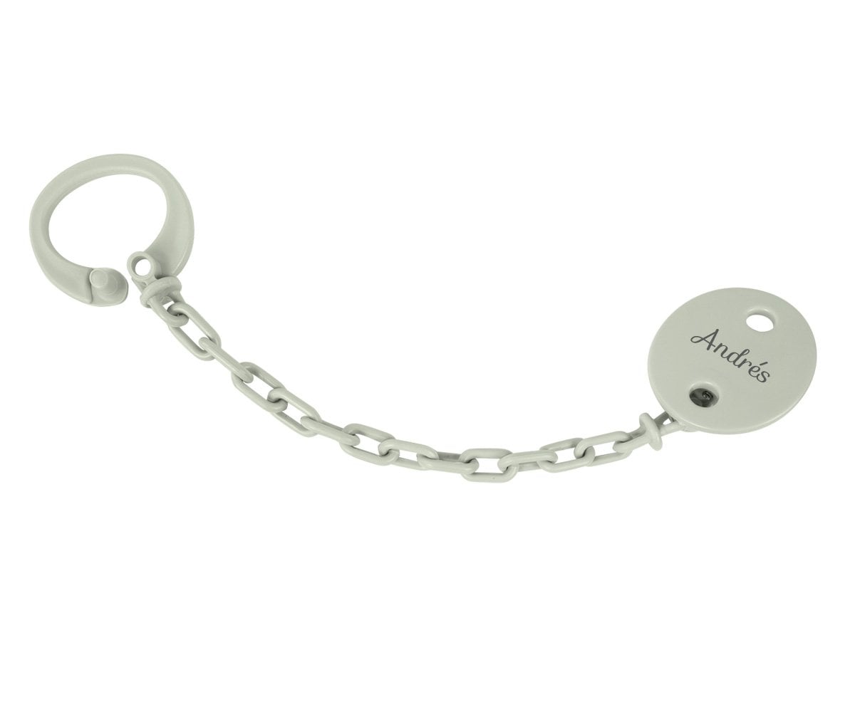 Personalised Pacifier Clip Sage