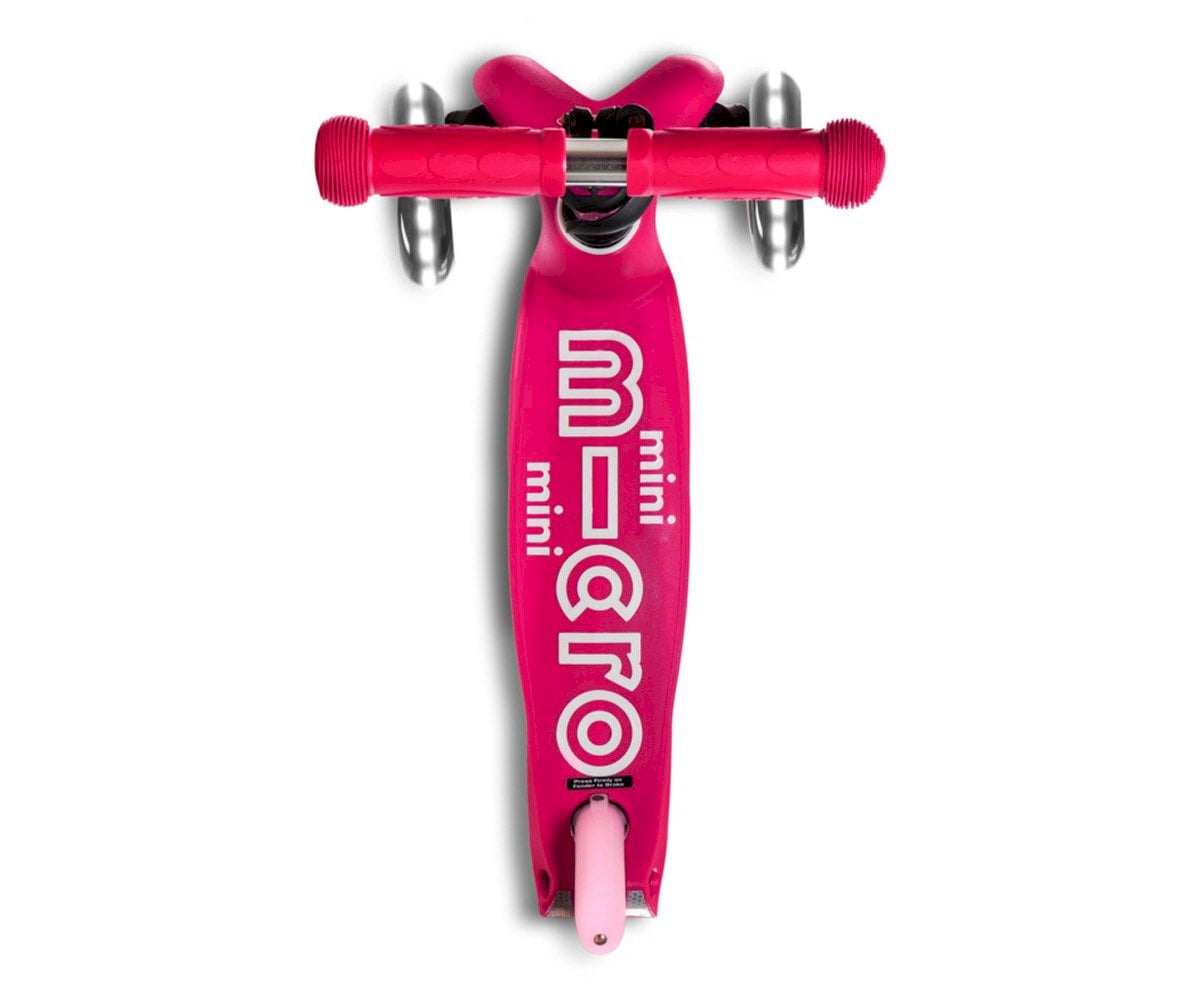Scooter Mini Micro Deluxe Rosa  com Luzes LED