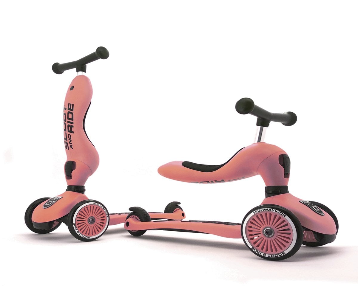 Patinete 2 en 1 Highwaykick One Peach