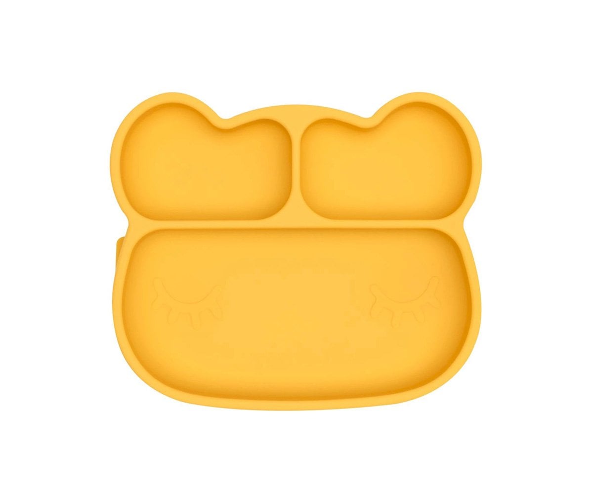 Piatto Ventosa Bear Yellow